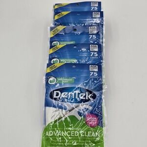 5 Pack - DenTek Triple Clean Floss Picks Mouthwash Blast 75 Each =375 Picks NEW!